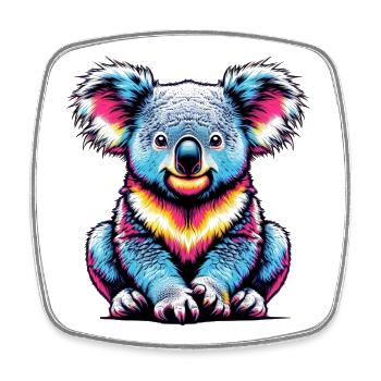 Koala - Square fridge magnet - white - Front