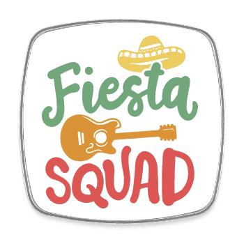 Cinco de Mayo Fiesta mexikanische Party - Viereckiger Kühlschrankmagnet - Weiß - Vorne