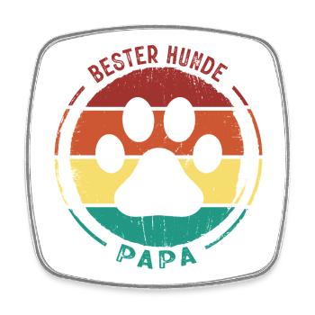 Hundeopa Geschenke Hundeliebhaber Hunde - Viereckiger Kühlschrankmagnet - Weiß - Vorne