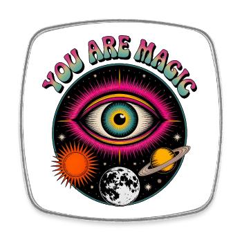 You Are Magic - Square fridge magnet - white - Front