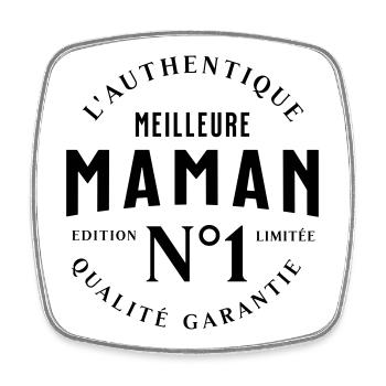 Meilleure Maman - Magnet carré - blanc - Devant