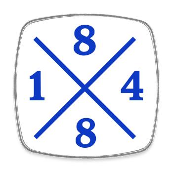 1848 – Bochum Ruhrpott Original - Viereckiger Kühlschrankmagnet - Weiß - Vorne