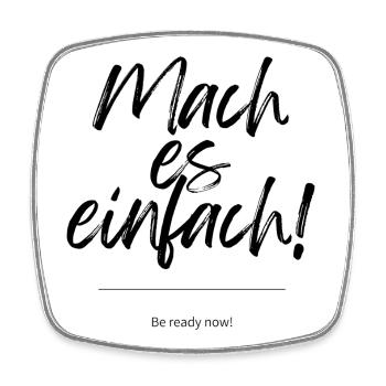 Motivation / Business / Create / Success - Square fridge magnet - white - Front