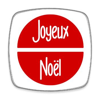 FROHE WEIHNACHTEN. WEIHNACHTEN. FROHE WEIHNACHTEN. FROHE WEIHNACHTEN - Viereckiger Kühlschrankmagnet - Weiß - Vorne