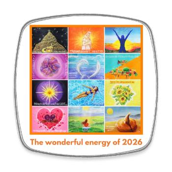 Photo YearEnergy 2025 - Sonja von Staden - Magnet carré - blanc - Devant