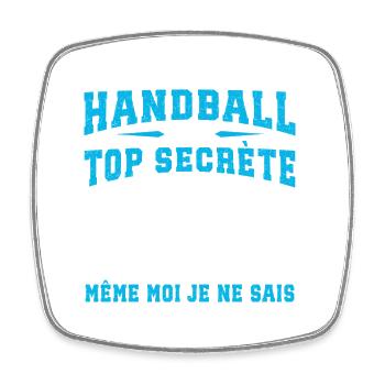 Handball - Magnet carré - blanc - Devant