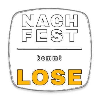 After Hard Comes LOSE - Funny Mechanic Saying - Square fridge magnet - white - Front
