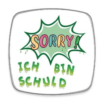Sorry I'm to blame - Square fridge magnet - white - Front
