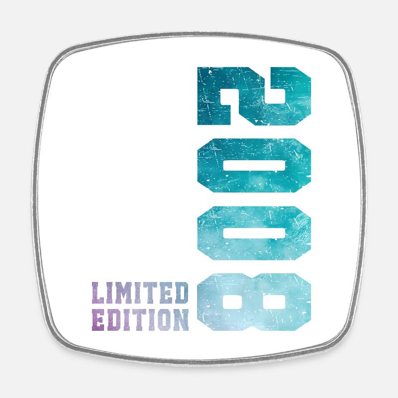 2008 Édition Limitée 18 ans anniversaire - Magnet carré - blanc