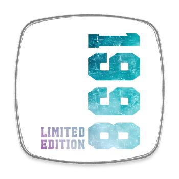1998 Édition Limitée 28 ans anniversaire - Magnet carré - blanc - Devant