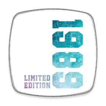 1989 Limited Edition 37 Years Anniversary - Square fridge magnet - white - Front