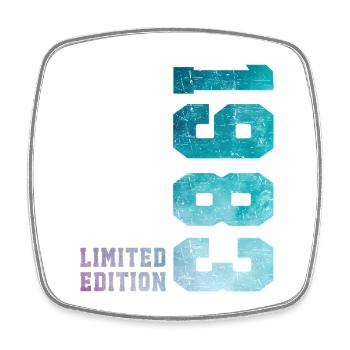 1983 Édition Limitée 43 ans anniversaire - Magnet carré - blanc - Devant