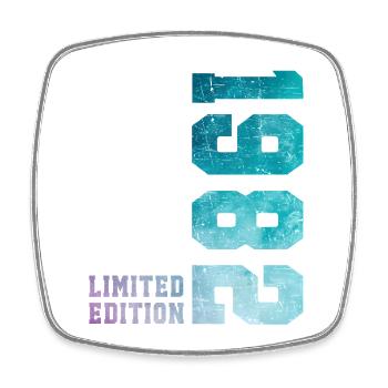 1982 Édition Limitée 44 ans anniversaire - Magnet carré - blanc - Devant