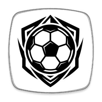 Soccer Icon - Square fridge magnet - white - Front