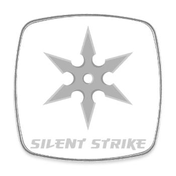 Ninja Warrior Shuriken  – Martial Arts T-Shirt - Square fridge magnet - white - Front