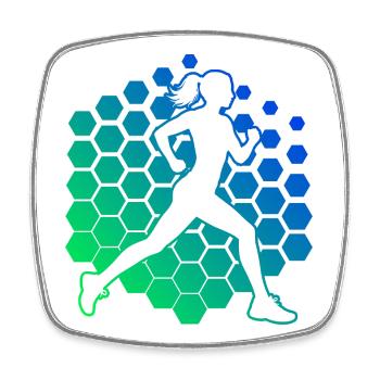 Geschenkidee für eine Running mit Running - Viereckiger Kühlschrankmagnet - Weiß - Vorne