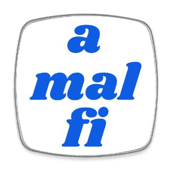 a times fi - Square fridge magnet - white - Front
