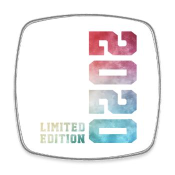 6. Geburtstag Limited Edition 2020 – Jahrgang 2020 - Viereckiger Kühlschrankmagnet - Weiß - Vorne