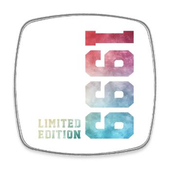 27. Geburtstag Limited Edition 1999 Jahrgang 1999 - Viereckiger Kühlschrankmagnet - Weiß - Vorne