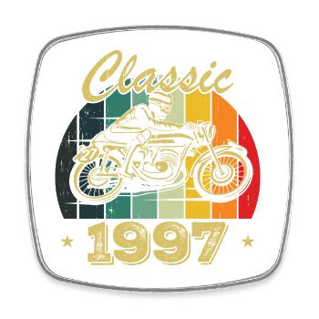 Cadeau D’anniversaire Classique vintage Né en 1997 - Magnet carré - blanc - Devant
