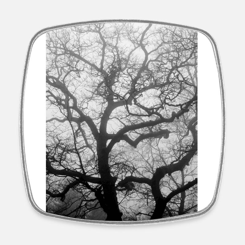 Structure de la nature - Magnet carré - blanc