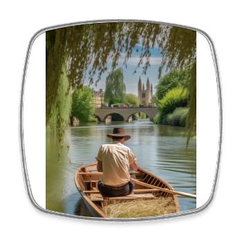 Martin Bond Style 4 Cadeau - Magnet carré - blanc - Devant