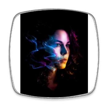 Sensual 5 - Square fridge magnet - white - Front