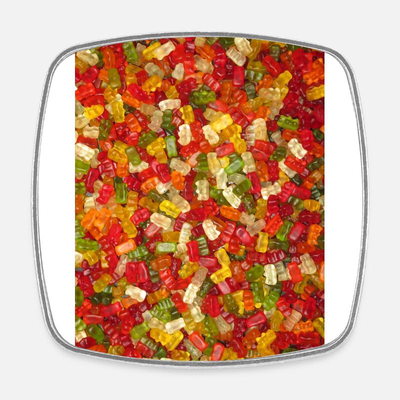 Gummibärchen (Hochformat) - Viereckiger Kühlschrankmagnet - Weiß