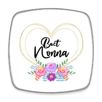 Best Nonna Best Grandma Italian Grandma Swiss Grandma - Square fridge magnet - white - Front