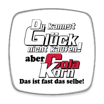 Korn , Party , Weizenkorn ,Glück Cola Korn(25) - Viereckiger Kühlschrankmagnet - Weiß - Vorne