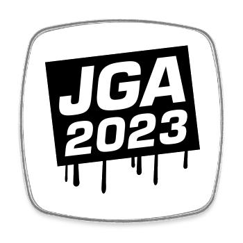 Jga 2023 Junggesellenabschied - Viereckiger Kühlschrankmagnet - Weiß - Vorne