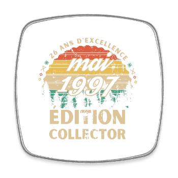 Anniversaire 26 ans mai 1998 édition collector - Magnet carré - blanc - Devant