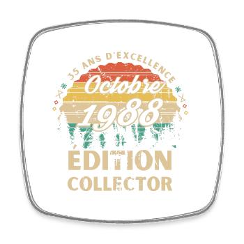 35 ans D excellence Octobre 1988 édition collector - Magnet carré - blanc - Devant