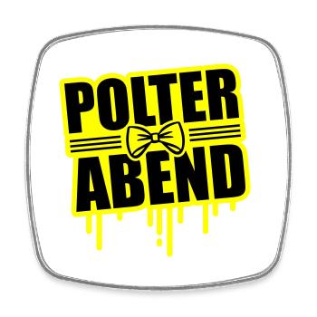 Polterabend Junggesellenabschied - Viereckiger Kühlschrankmagnet - Weiß - Vorne