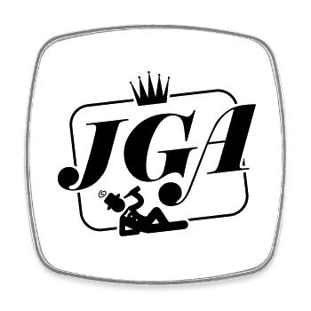 Jga Junggesellenabschied - Viereckiger Kühlschrankmagnet - Weiß - Vorne