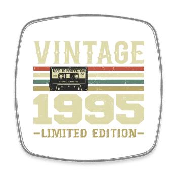 Vintage 1995 Rétro Cadeau D’anniversaire 1995 - Magnet carré - blanc - Devant