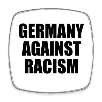 L’Allemagne contre la droite - Magnet carré - blanc - Devant