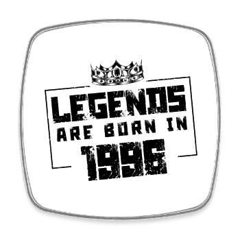 1996 Legends Born in - Square fridge magnet - white - Front
