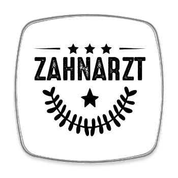 Zahnarzt Beruf - Viereckiger Kühlschrankmagnet - Weiß - Vorne