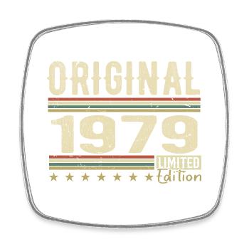 Original 1979 - Cadeau D’anniversaire Rétro 1979 - Magnet carré - blanc - Devant