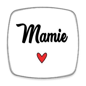 GRANNY. MOM. GRANDMA. MOTHER'S DAY - Square fridge magnet - white - Front