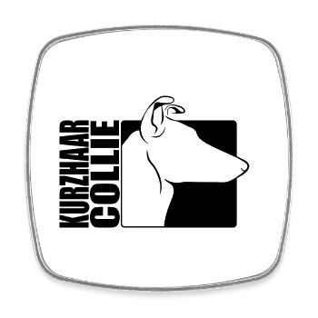 Kurzhaar Collie Profil Wilsigns Hunde Hund - Viereckiger Kühlschrankmagnet - Weiß - Vorne