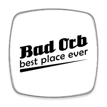 Bad Orb - Stadt best place ever - Viereckiger Kühlschrankmagnet - Weiß - Vorne