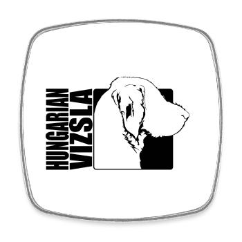 Hungarian Vizsla Wirehaired Profile Dogs Wilsigns - Square fridge magnet - white - Front
