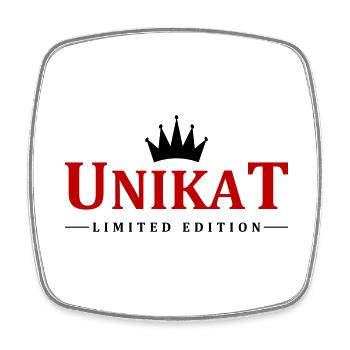Unikat Krone Limited Edition - Viereckiger Kühlschrankmagnet - Weiß - Vorne
