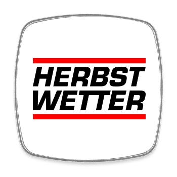 Herbst Wetter - Viereckiger Kühlschrankmagnet - Weiß - Vorne
