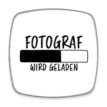 Fotograf Spruch Foto Lustiges Fotograf Geschenk - Viereckiger Kühlschrankmagnet - Weiß - Vorne