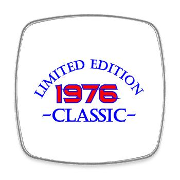 Limited Edition 1976 Classic - Viereckiger Kühlschrankmagnet - Weiß - Vorne