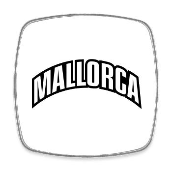 Mallorca Font - Square fridge magnet - white - Front