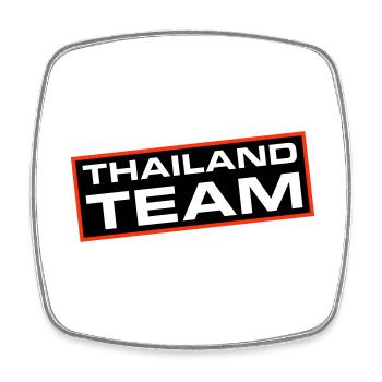 Thailand Team - Square fridge magnet - white - Front